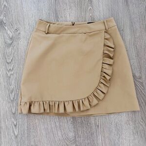 Pink Tartan ruffle skirt